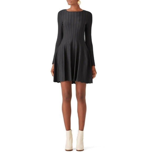 Elizabeth and James Dresses & Skirts - Textile by Elizabeth and James Black Ribbed Dress